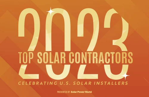Top Solar Contractors - 2023